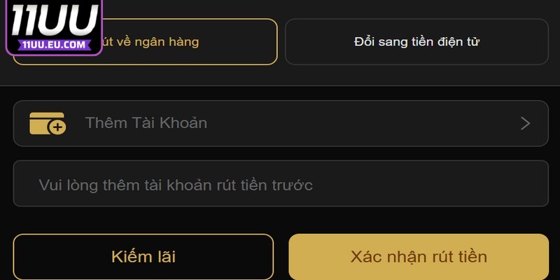 Toàn bộ giao dịch nạp và rút tiền tại 11UU đều được hỗ trợ hoàn toàn miễn phí