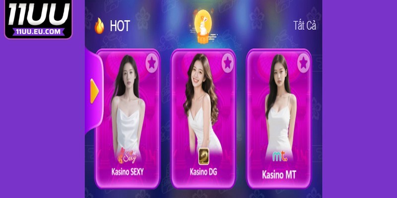 Casino 11UU là sảnh mang đến trải nghiệm giải trí đỉnh cao