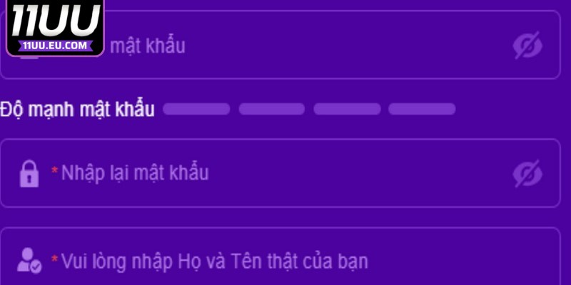 Ba bước đăng ký 11UU cực nhanh dành cho người mới