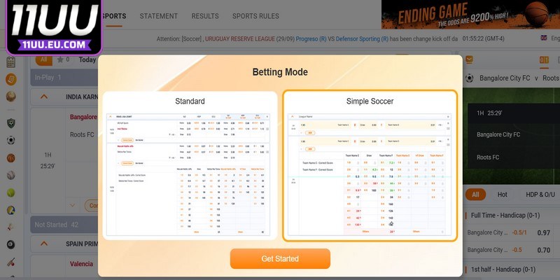 Hướng dẫn thao tác tham gia thể thao 3 Sing 11UU