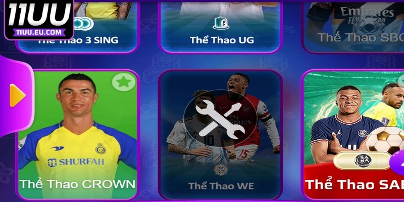 Thể thao Crown 11UU chắc chắn không còn xa lạ với cộng đồng cược thủ