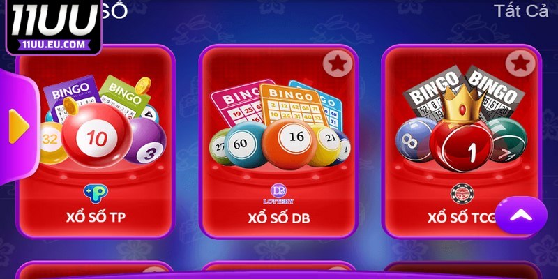 Xổ số 11UU là một trong những sản phẩm giải trí hấp dẫn